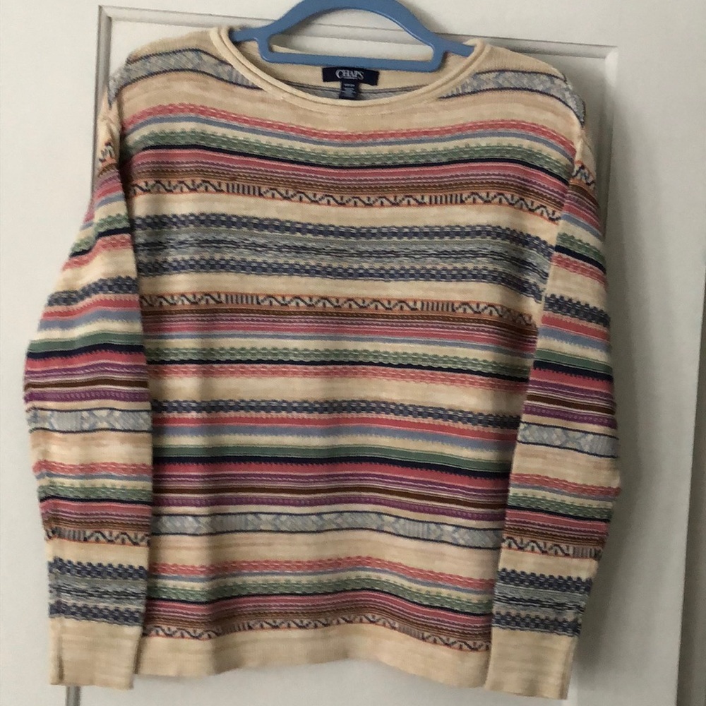 Chaps Denim. Size S/P/CH. lightweight cardigan. Boho look. Many colors. NWOT.
